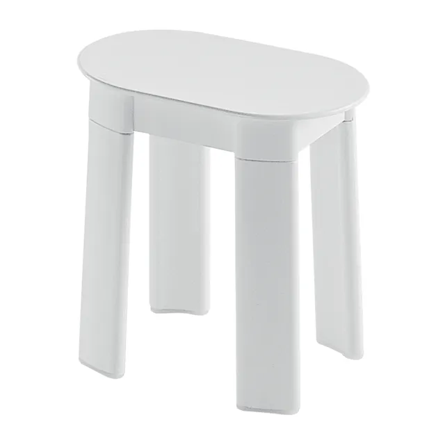 gedy-tetra-tabouret-salle-de-bain-blanc image 1