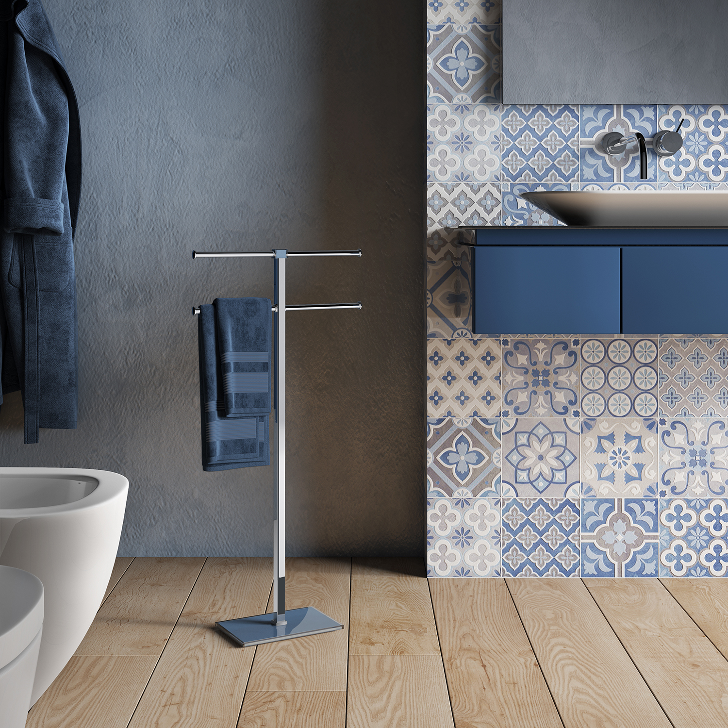 gedy-rainbow-porte-serviettes-sur-pied-bleu-p-trole image 3