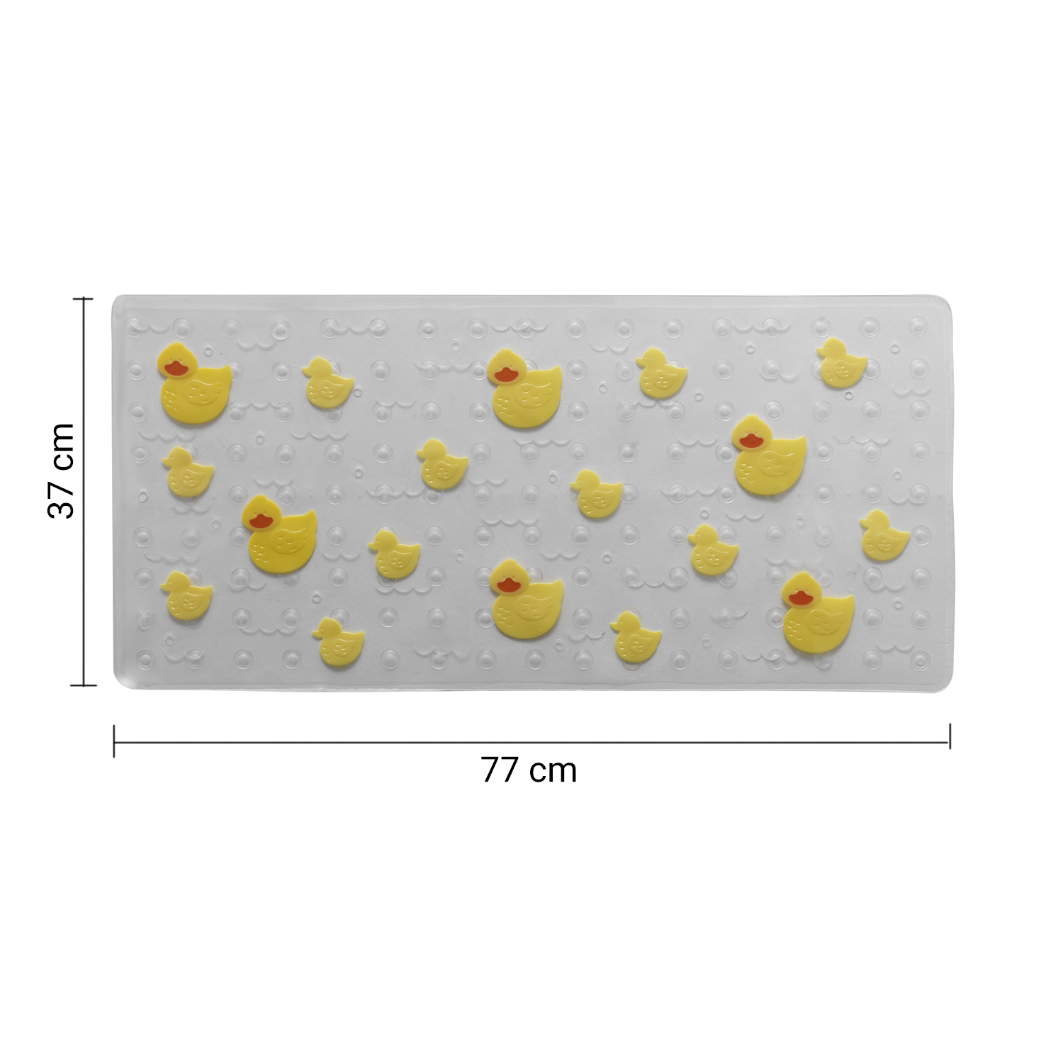gedy-duck-tapis-baignoire-37x77-cm-transparent image 2