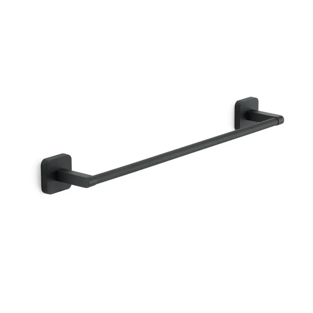 gedy-tonga-porte-serviette-mural-45-cm-noir-mat image 1