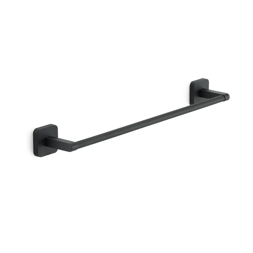 gedy-tonga-porte-serviette-mural-45-cm-noir-mat image 1