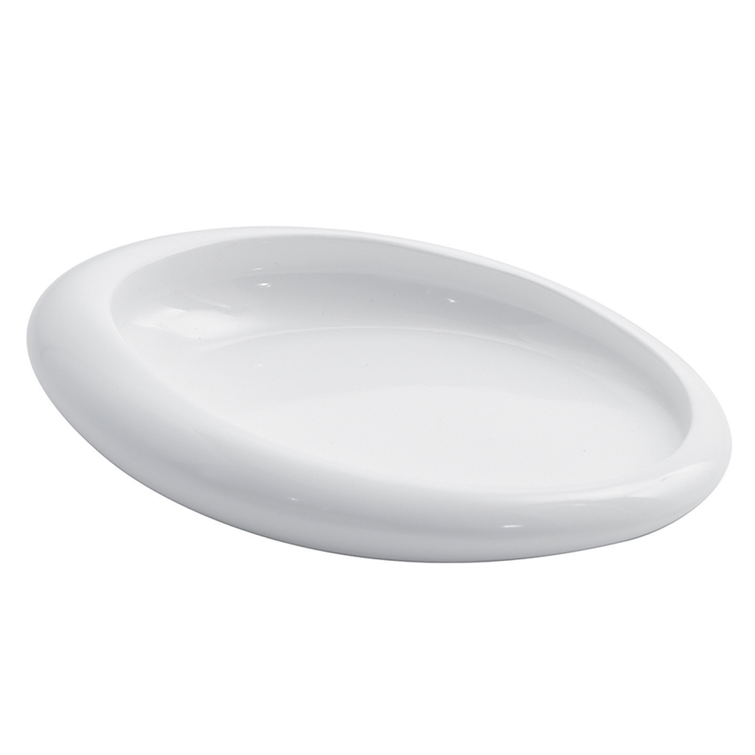 gedy-iside-porte-savon-blanc-brillant-r-sine image 1