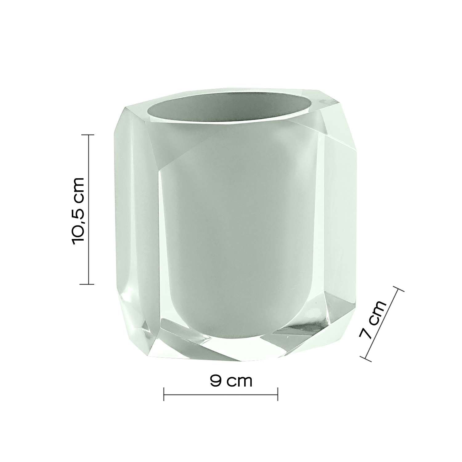 gedy-chanelle-porte-brosse-dents-menthe image 2