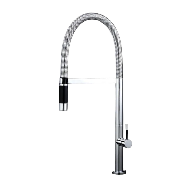 hudor-rymanthe-205-mitigeur-cuisine-chrom-douchette image 1