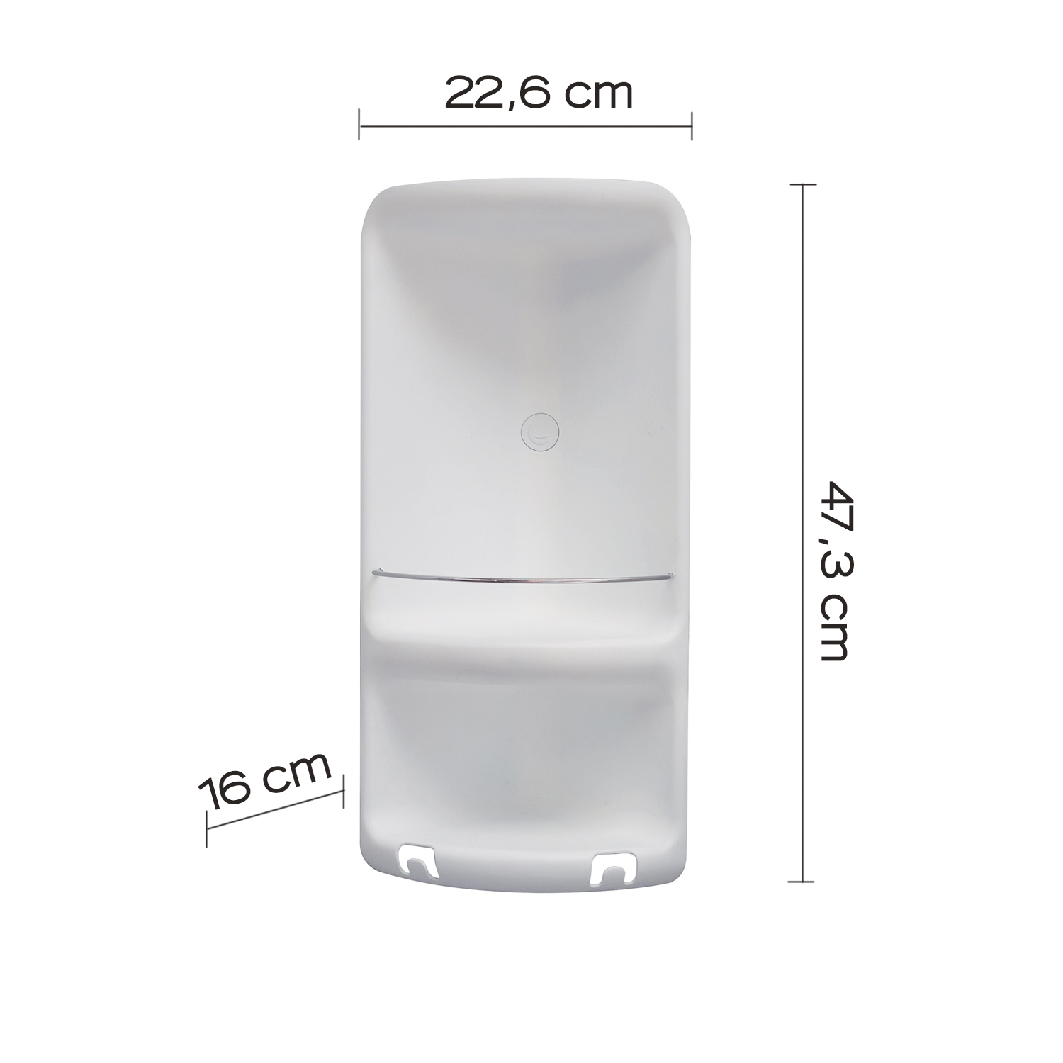 gedy-caesar-tag-re-douche-d-angle-blanc-2 image 2