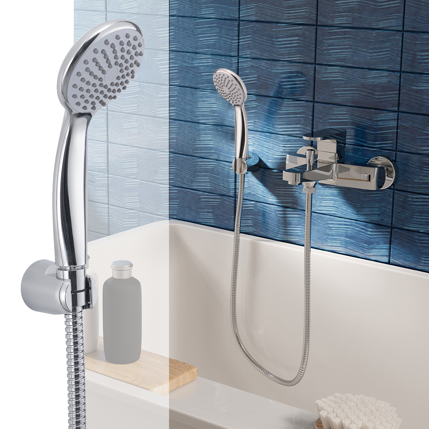 gedy-kit-de-douche-douchette-1-jet-chrome-3 image 3