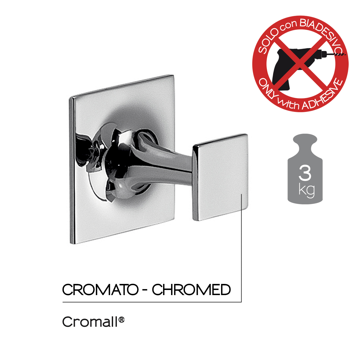 gedy-wizard-crochet-salle-de-bain-chrome image 3