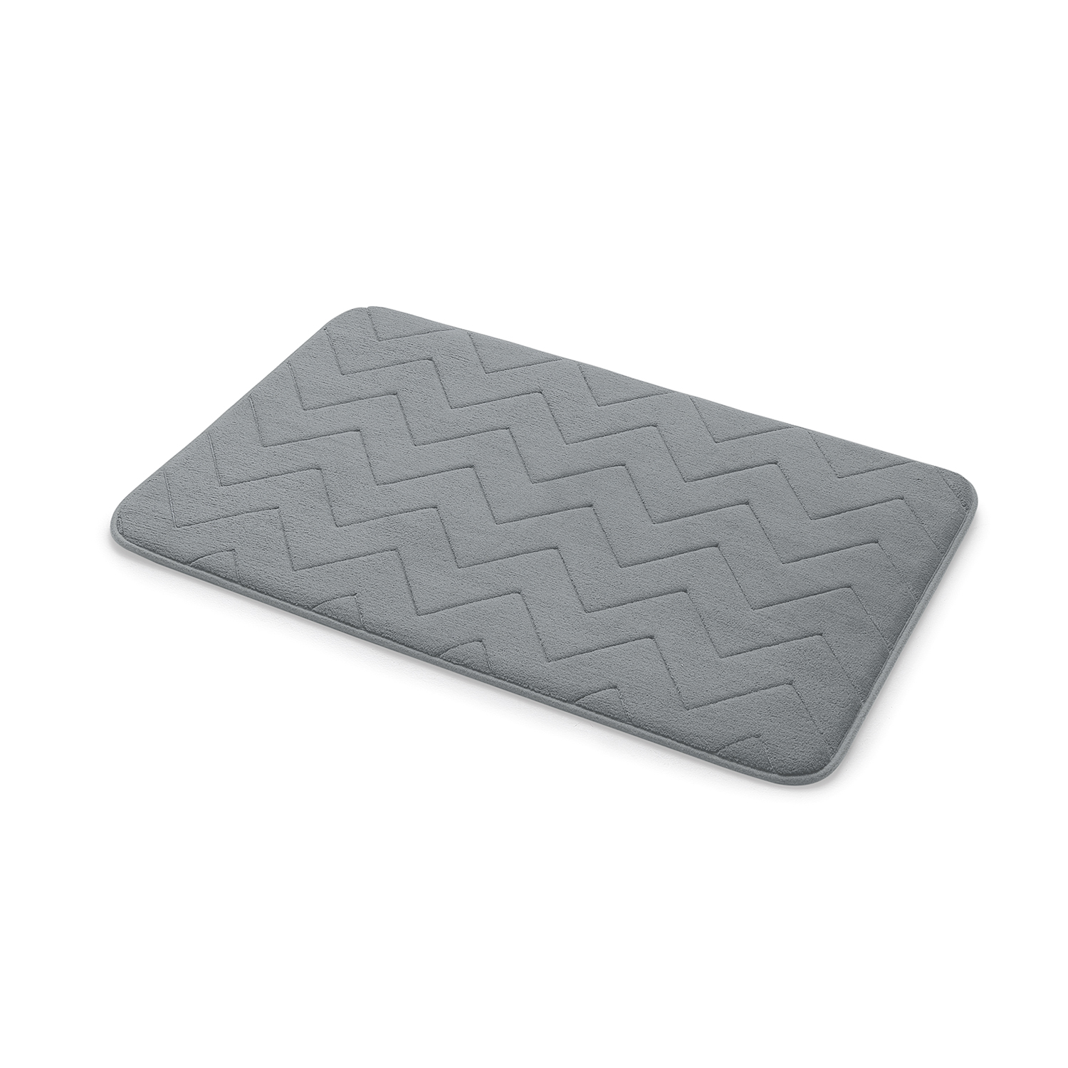 gedy-tapis-de-bain-m-moire-de-forme-50x80-gris image 1