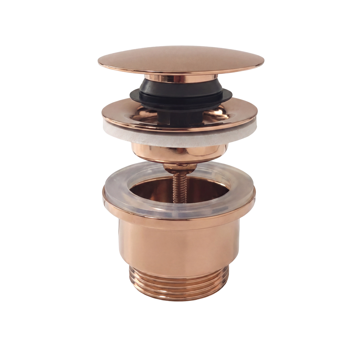 gedy-clic-clac-12-bouchon-lavabo-universel-or-rose image 1