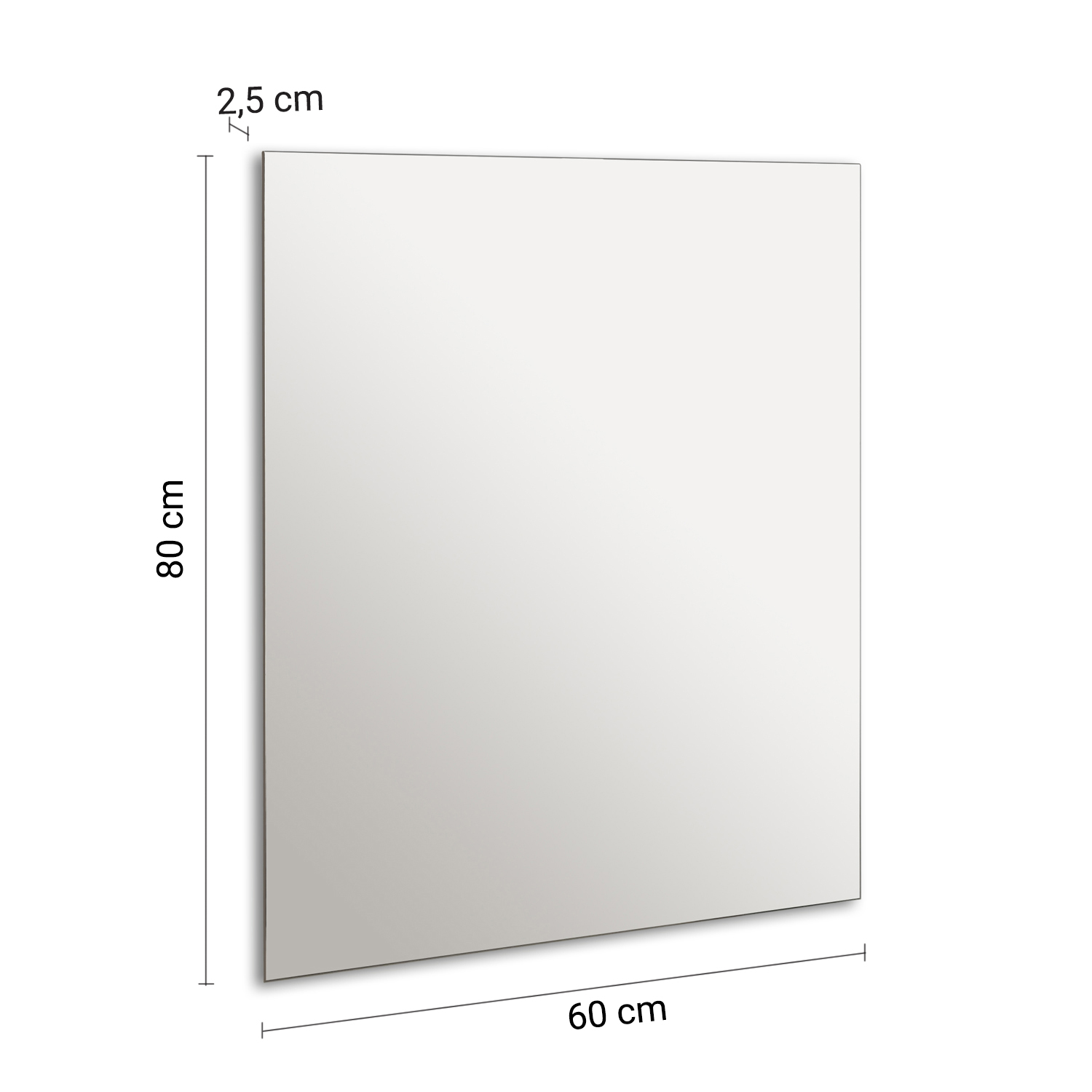 gedy-anthony-miroir-salle-de-bain-60x80-cm-bord-poli image 2