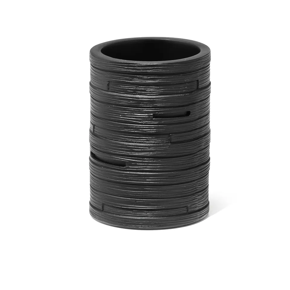 gedy-helen-porte-brosse-dents-noir-poser image 1
