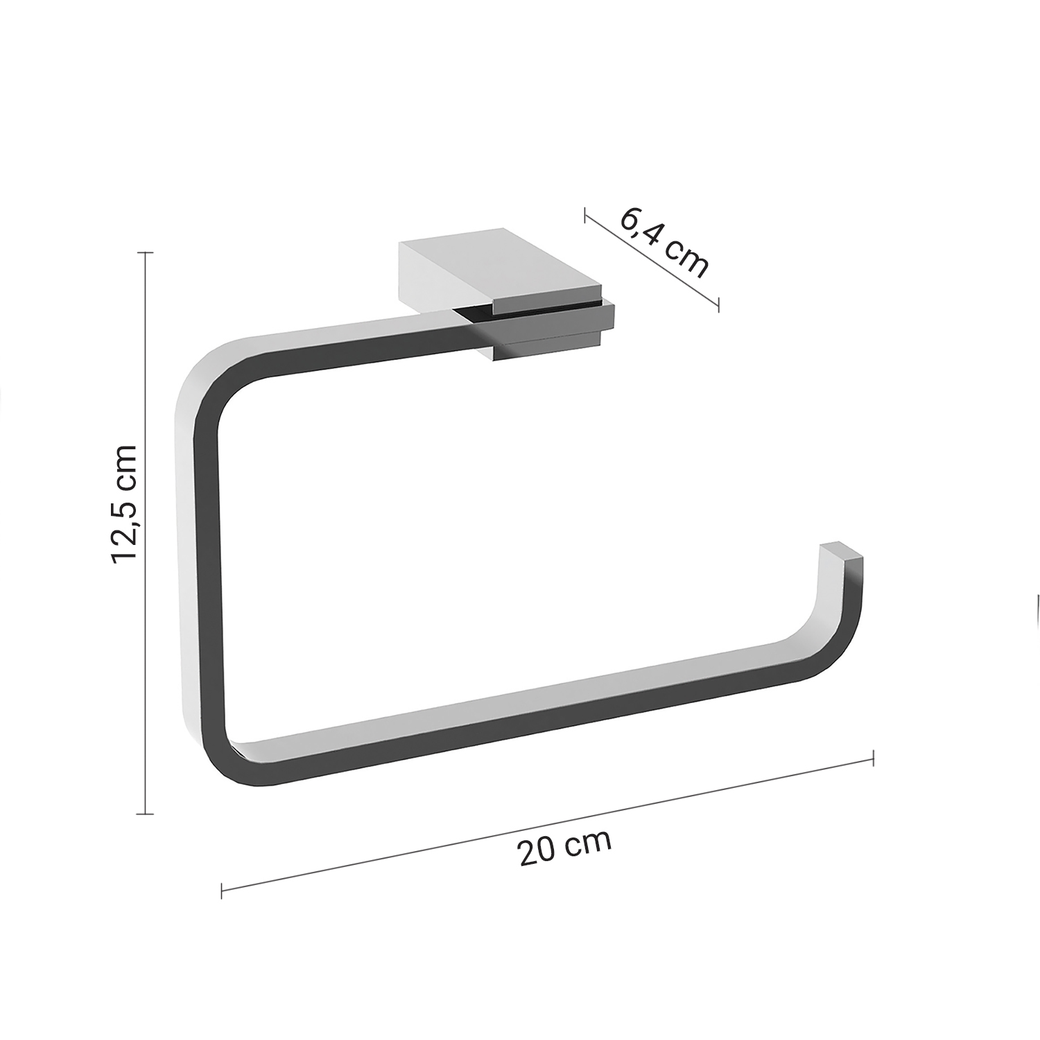 gedy-kansas-porte-rouleau-wc-chrome image 2