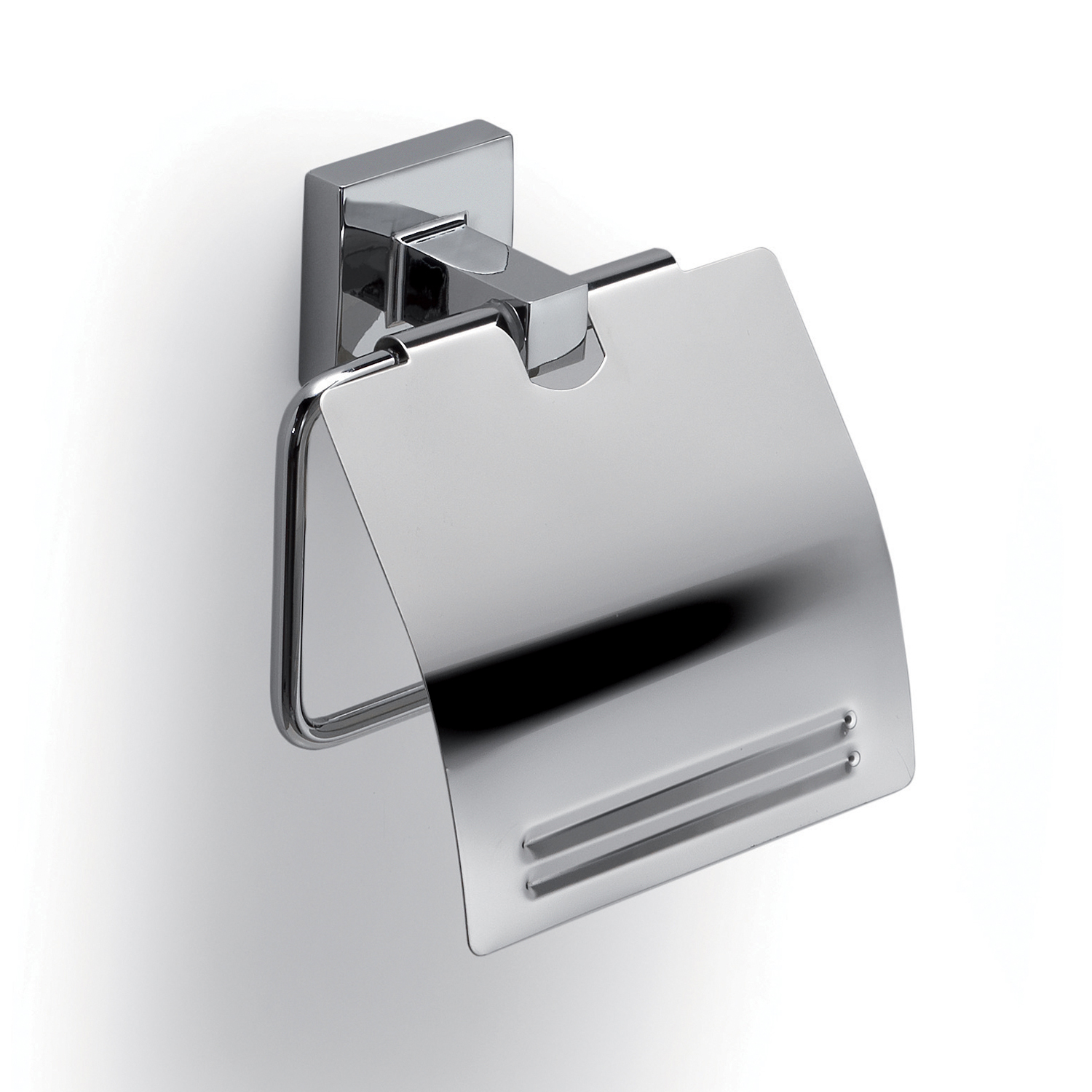 gedy-olimpo-porte-rouleau-avec-couvercle-chrome image 1