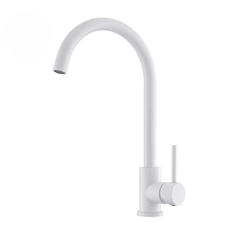 hudor-argolide-024-mitigeur-cuisine-blanc-mat-laiton image 1