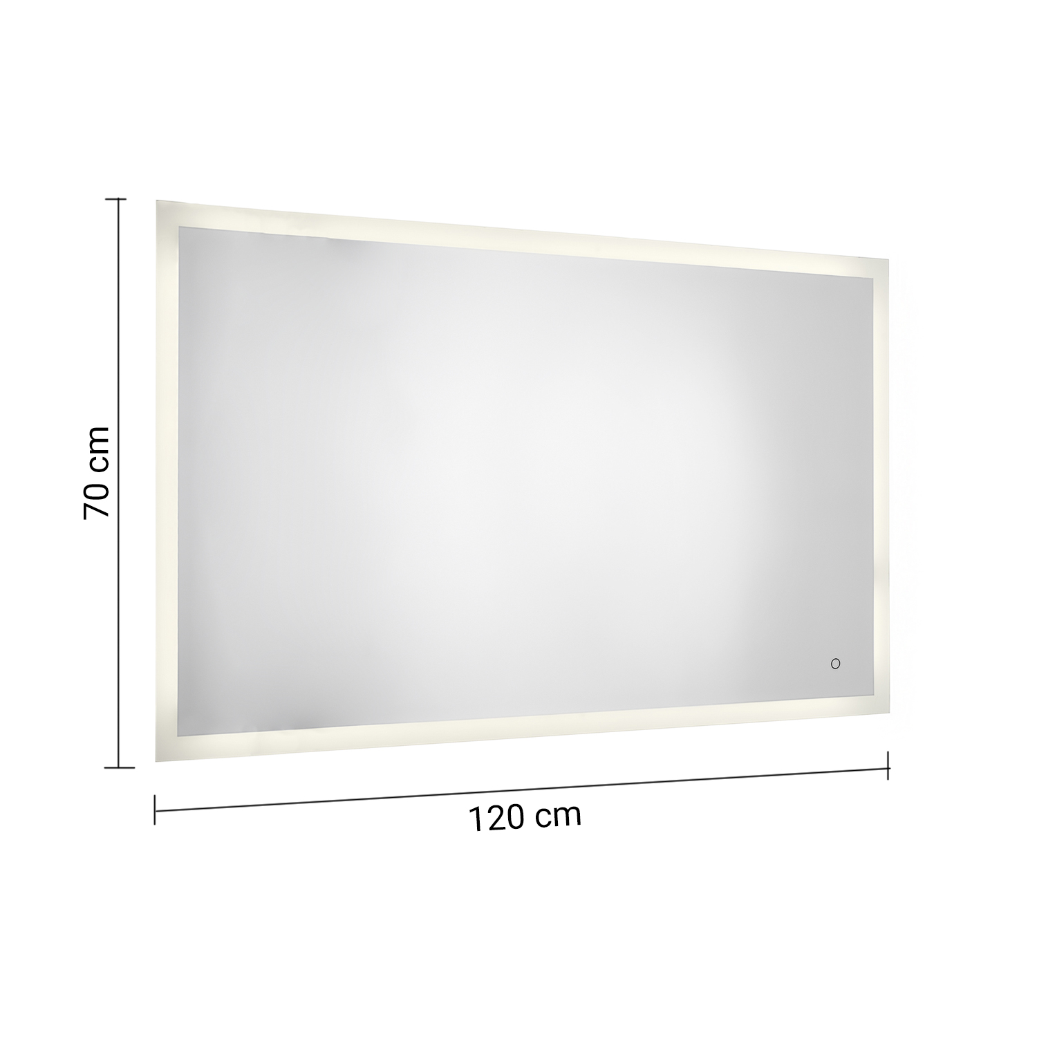 gedy-pierre-miroir-70x120-cm-bord-poli image 2