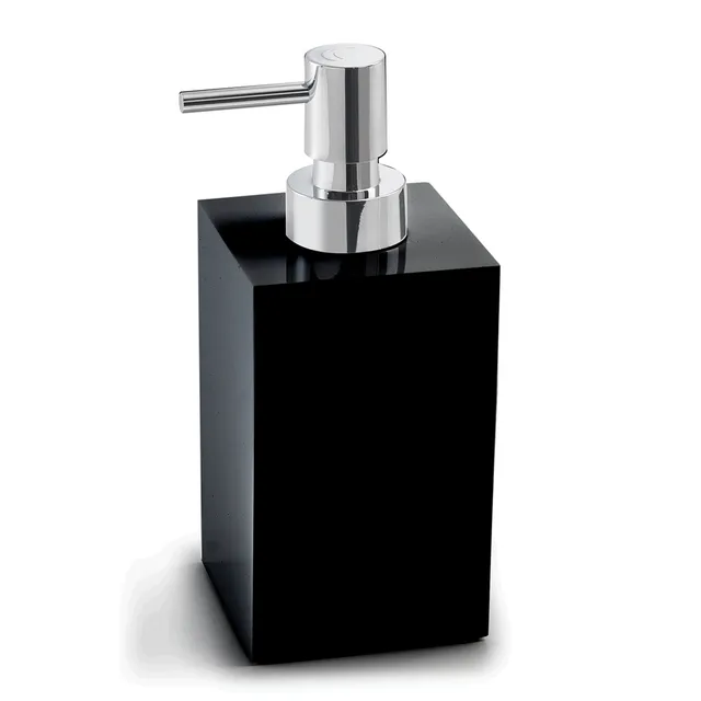 gedy-sofia-distributeur-de-savon-noir-mat-poser image 1