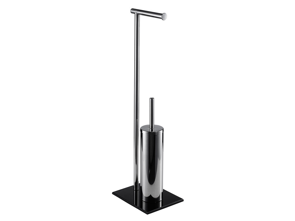 bisk-niagara-brosse-wc-murale-avec-pot-inox image 1