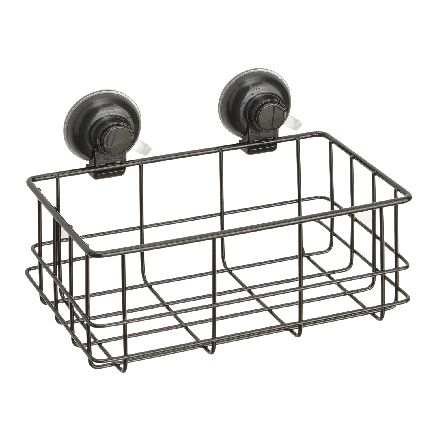 gedy-hot-panier-douche-rectangulaire-fil-noir-mat image 1
