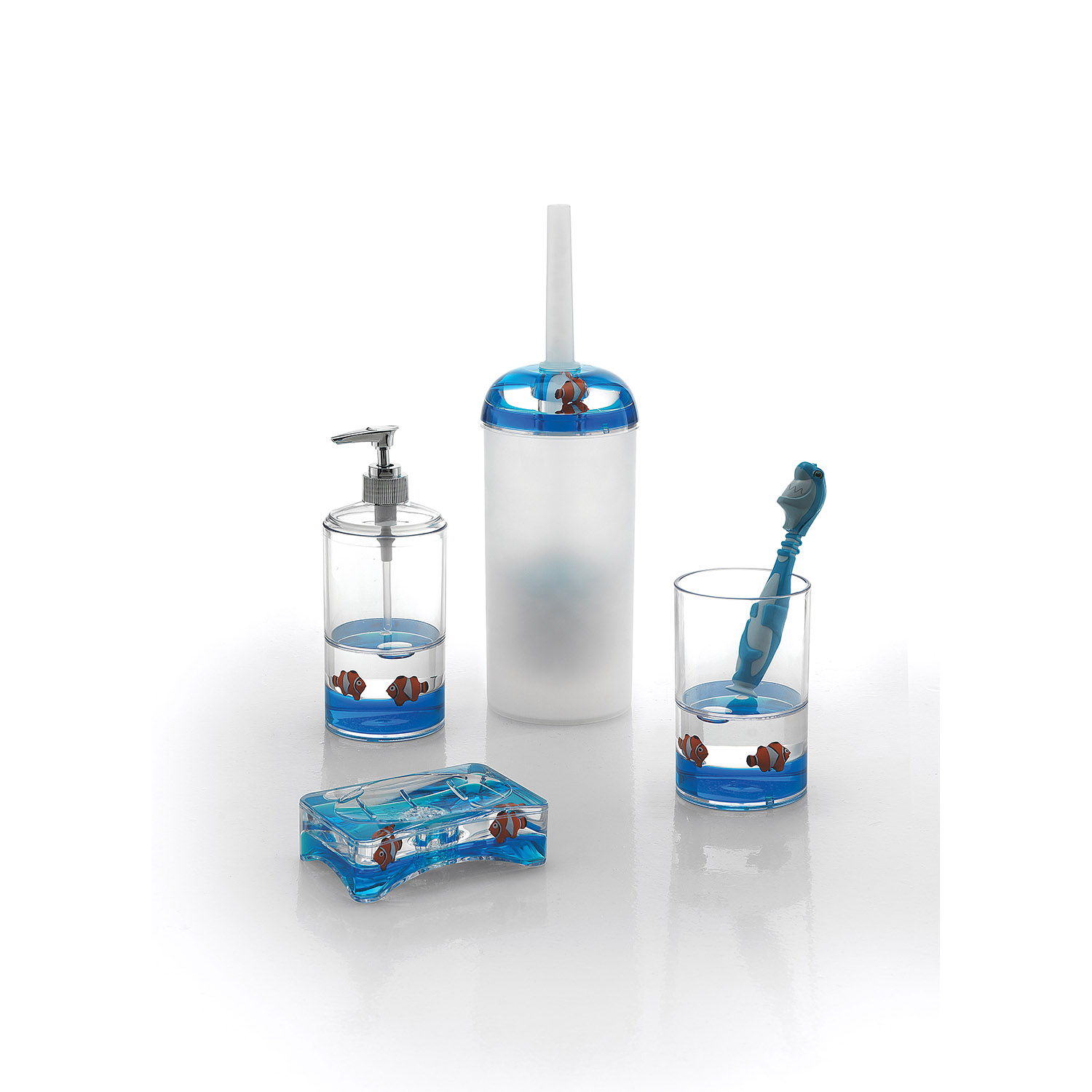 gedy-pyxis-distributeur-savon-blanc-bleu-salle-de-bain image 4