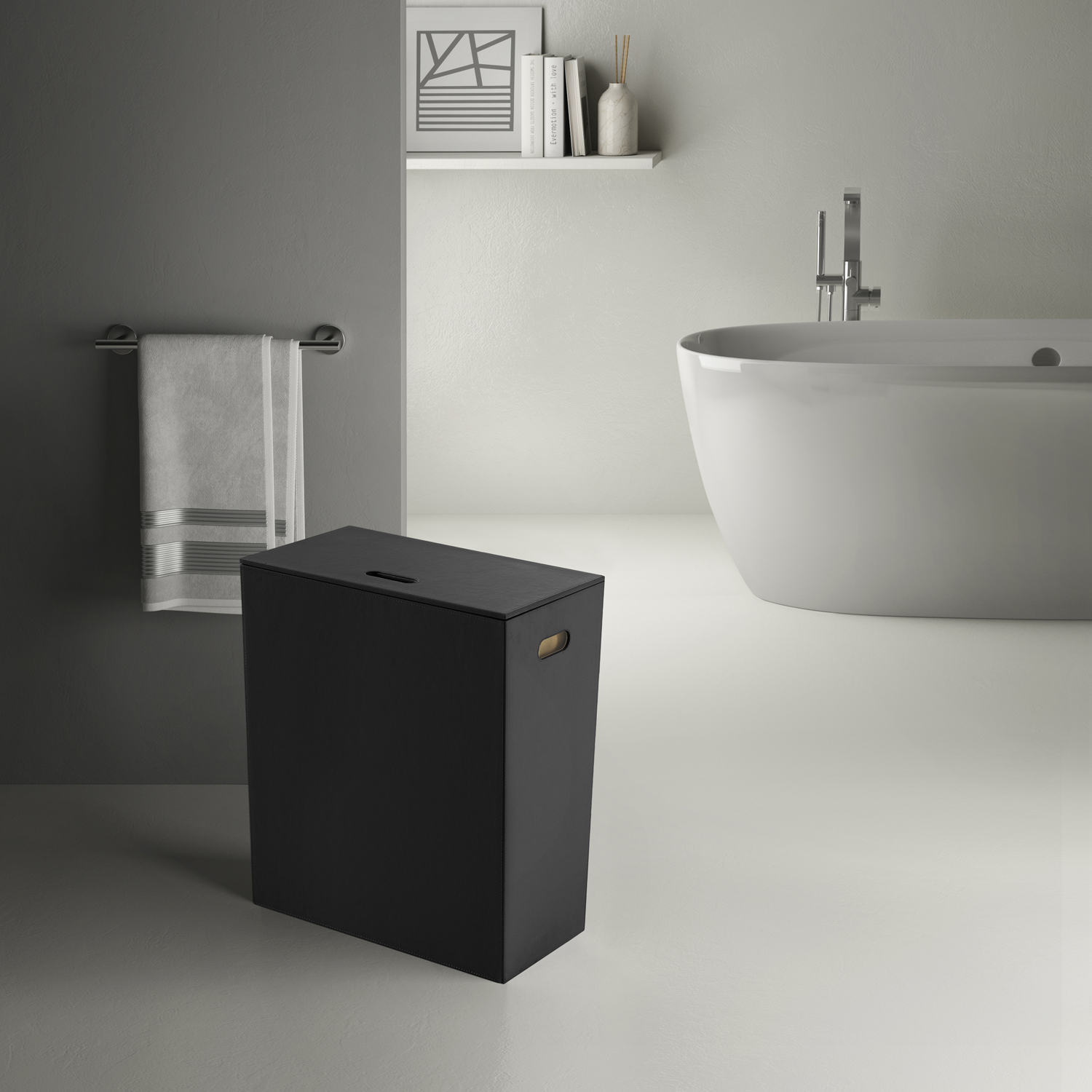 gedy-luxury-panier-linge-82-l-noir image 3