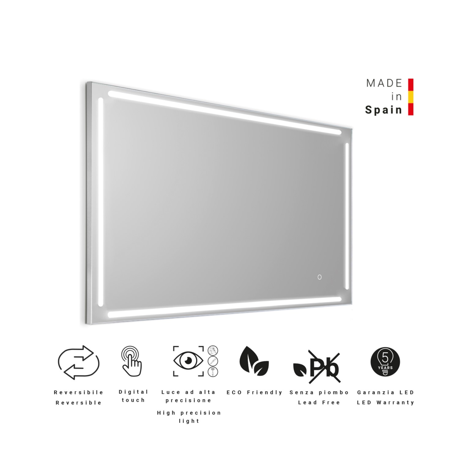 gedy-paul-miroir-salle-de-bain-120x80-cadre-bross image 3