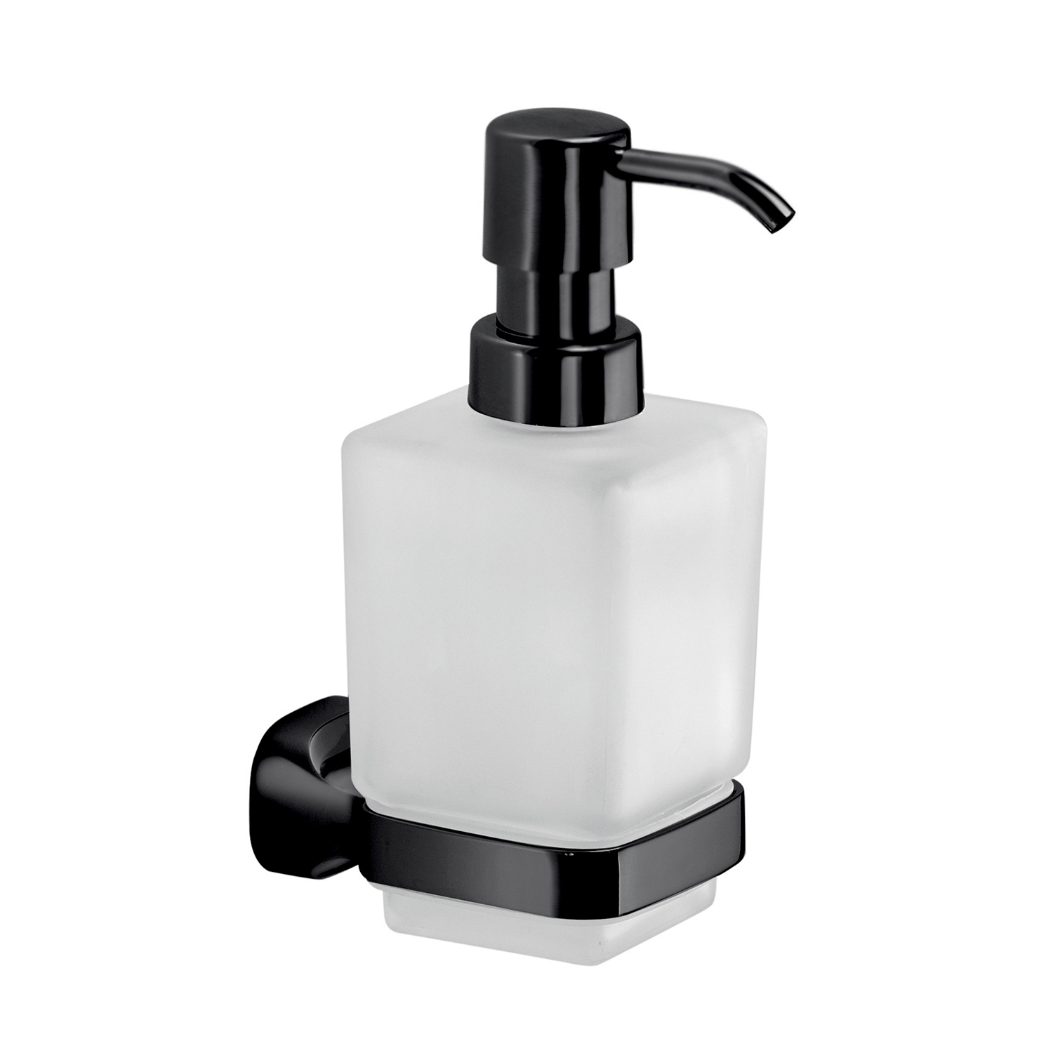gedy-stelvio-distributeur-savon-mural-noir-mat image 1