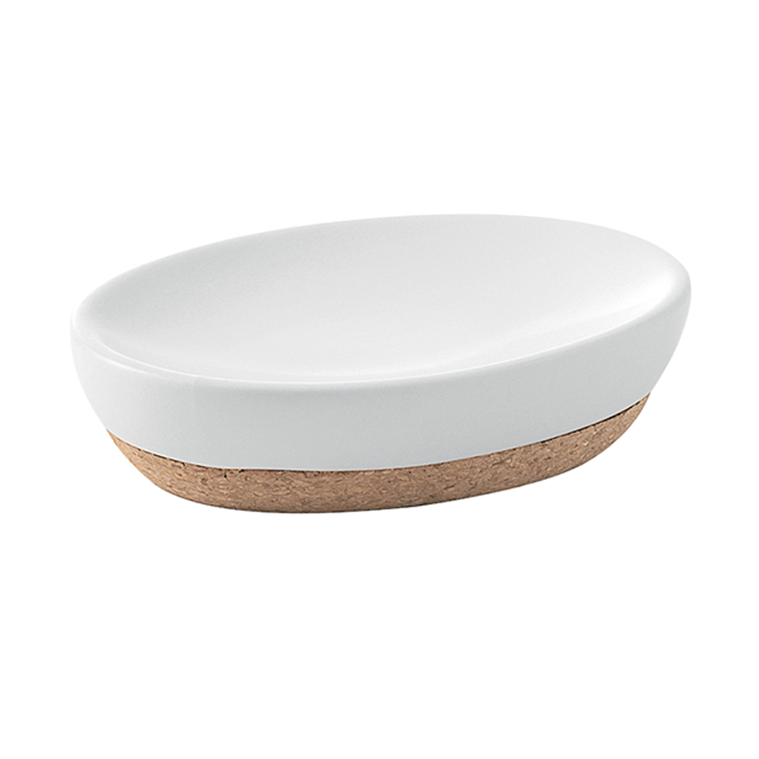 gedy-ilary-porte-savon-blanc-plastique image 1