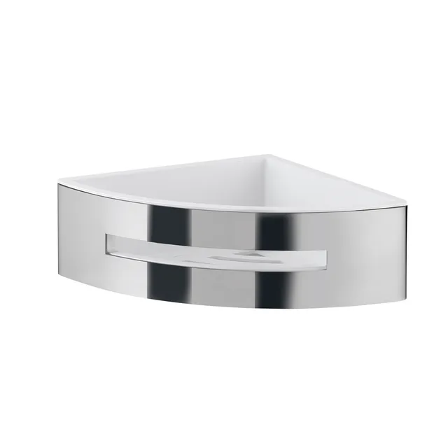 gedy-poseidon-panier-de-douche-angle-blanc-poli image 1