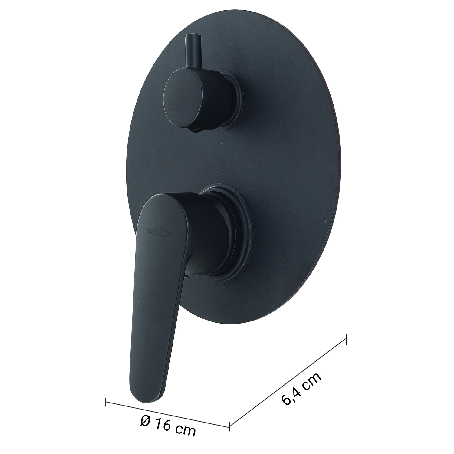 gedy-como-mitigeur-douche-encastr-noir-mat-avec-inverseur image 2