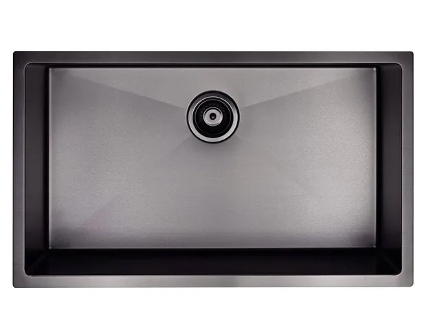 hudor-alph-e-vier-inox-noir-mat-cuve-cuisine image 1