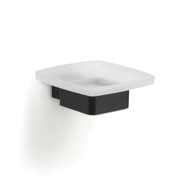 gedy-lounge-porte-savon-noir-mat-mural image 1