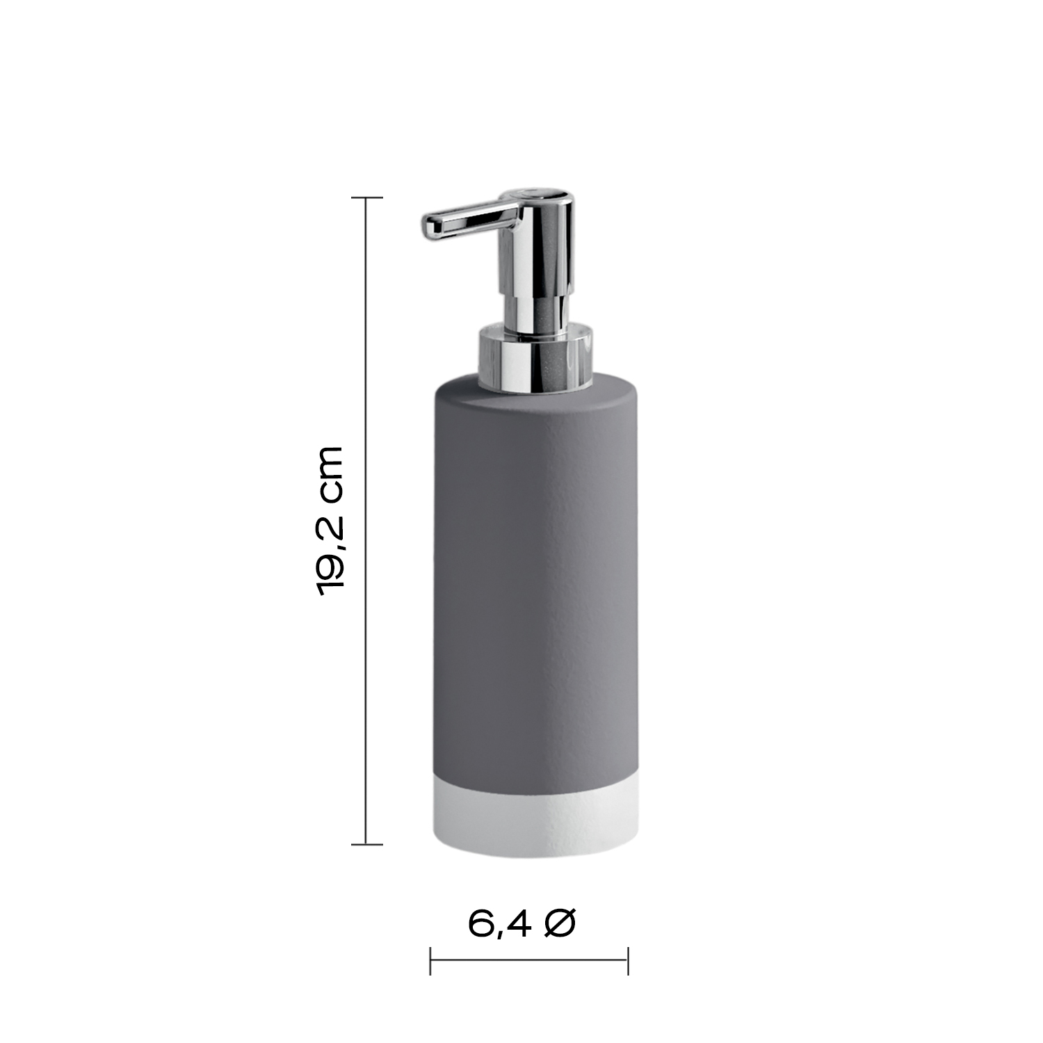 gedy-new-mizar-distributeur-de-savon-gris-poser image 2