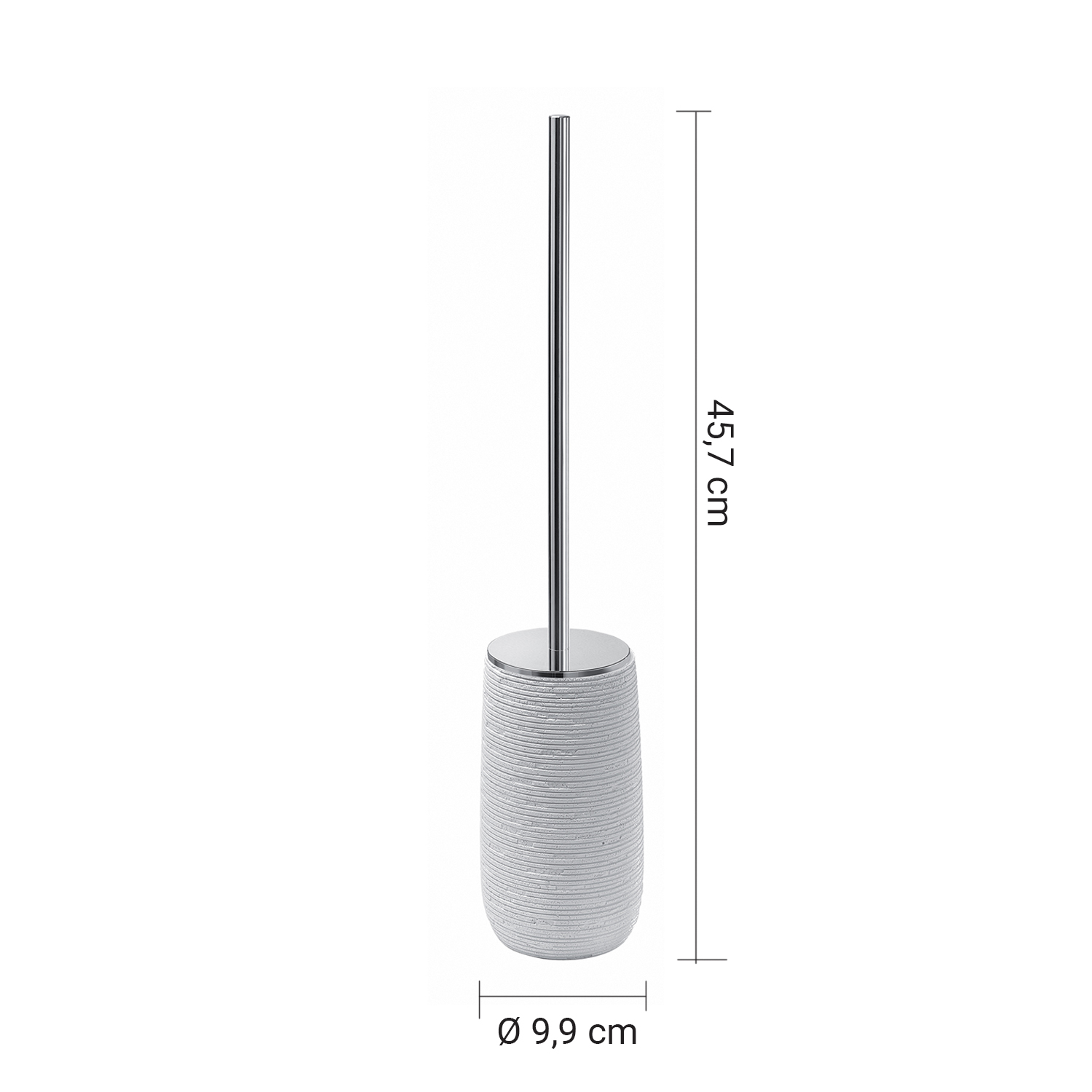 gedy-gemini-porte-brosse-wc-blanc image 2