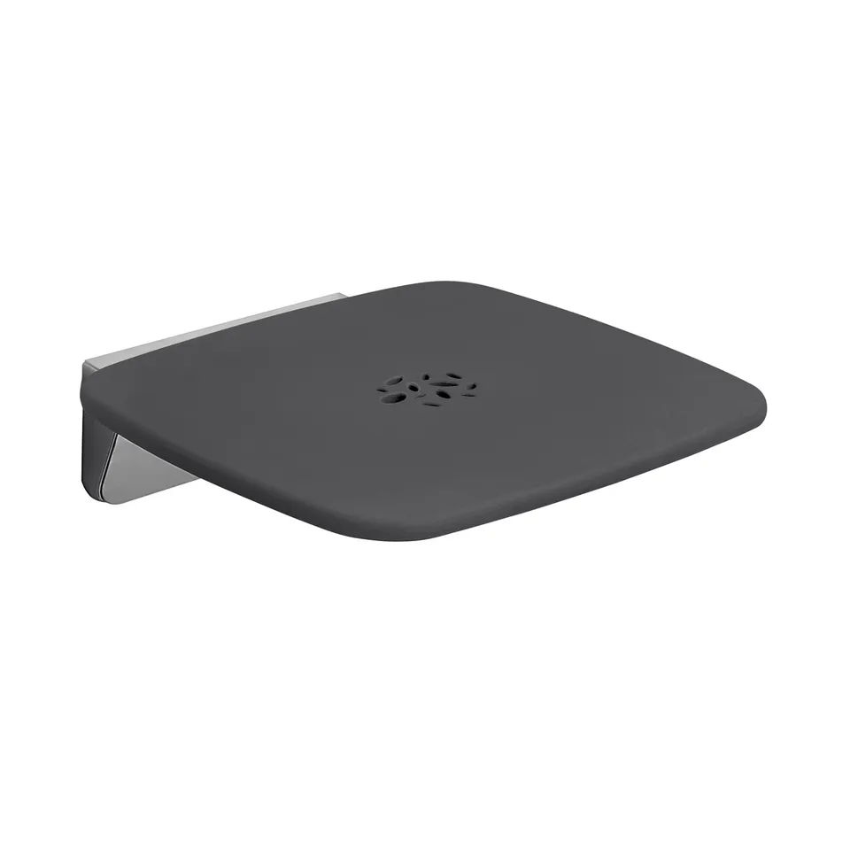 gedy-prima-classe-si-ge-de-douche-rabattable-anthracite-2 image 1