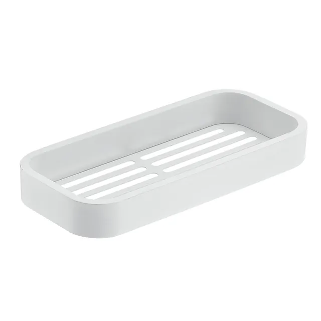 gedy-outline-porte-objets-douche-blanc-mat-rectangulaire image 1