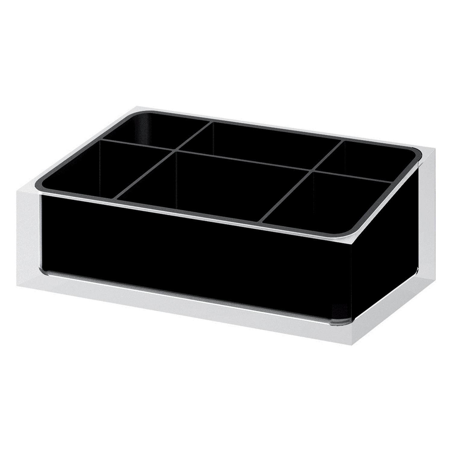 gedy-rainbow-organisateur-salle-de-bain-noir image 1