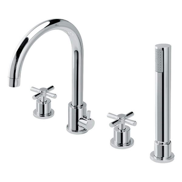 hudor-rymanthe-0109-robinet-baignoire-chrom-douchette image 1
