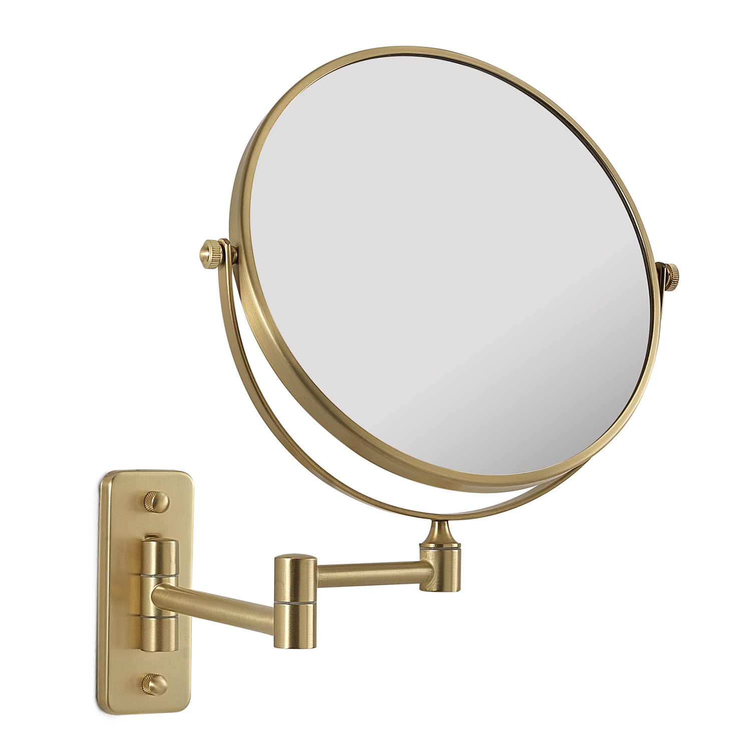 gedy-gaia-miroir-grossissant-sur-pied-or-mat image 1