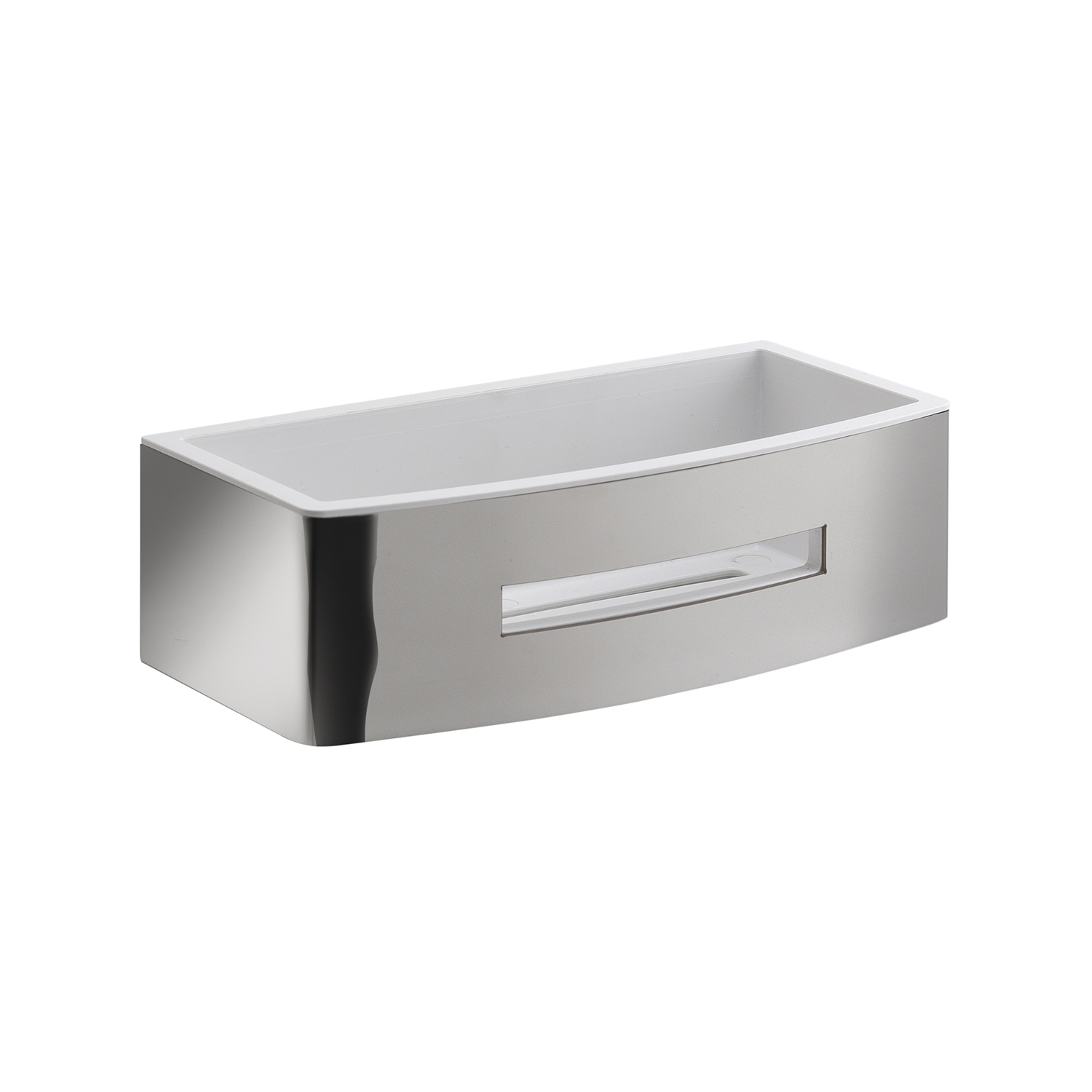 gedy-poseidon-porte-objet-douche-blanc-poli image 1
