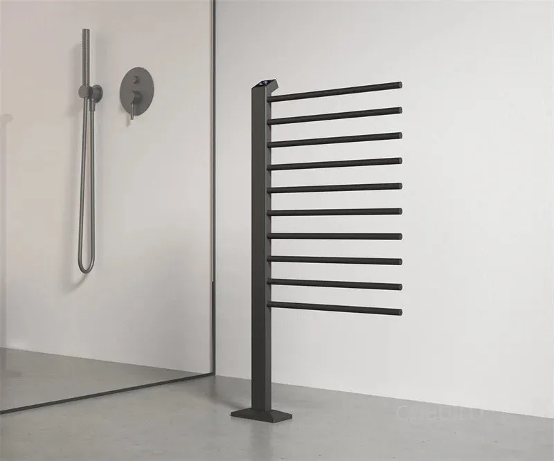 hudor-essential-porte-serviettes-chauffant-noir-inox image 1