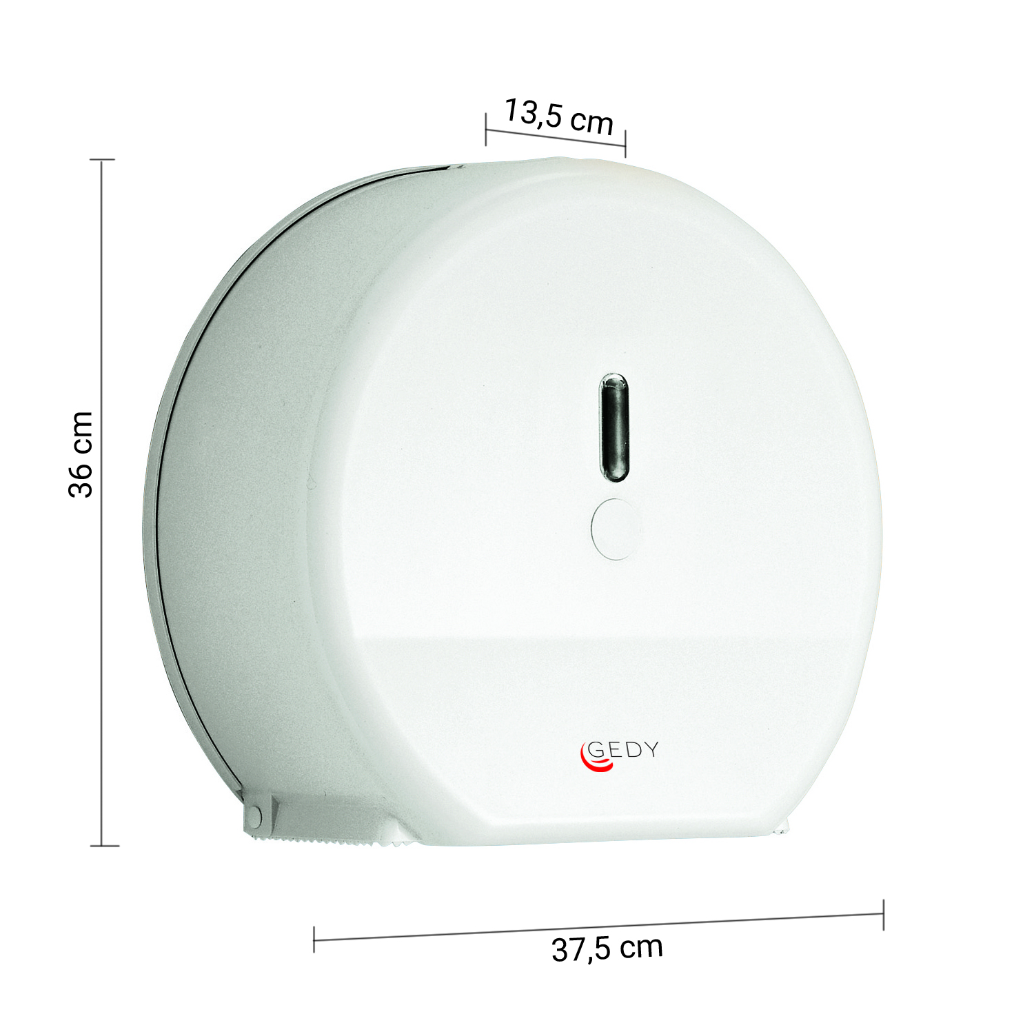 gedy-priv-jumbo-distributeur-papier-toilette-blanc image 2
