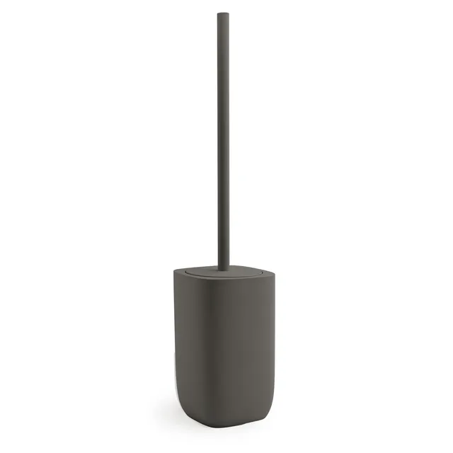 gedy-ylenia-porte-brosse-wc-gun-metal-poser image 1