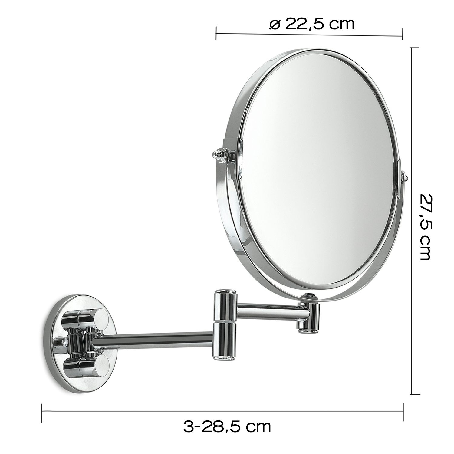 gedy-michael-miroir-grossissant-chrome image 2