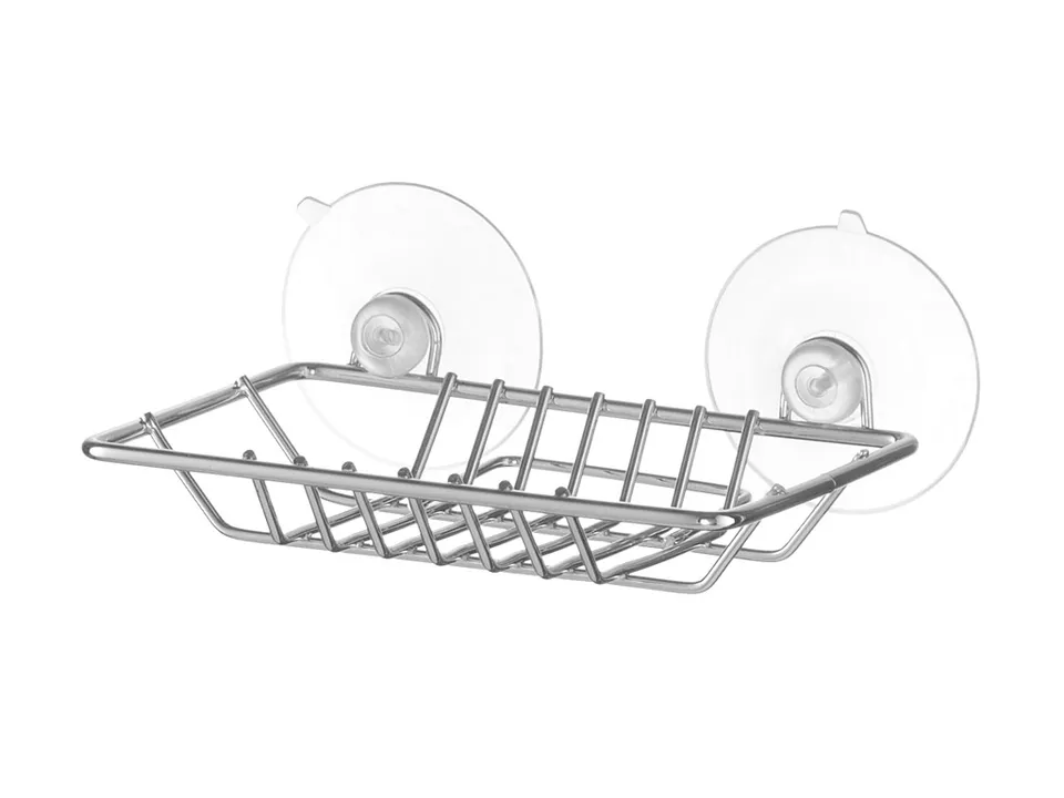 bisk-niagara-panier-de-douche-angle-mural-chrome image 1