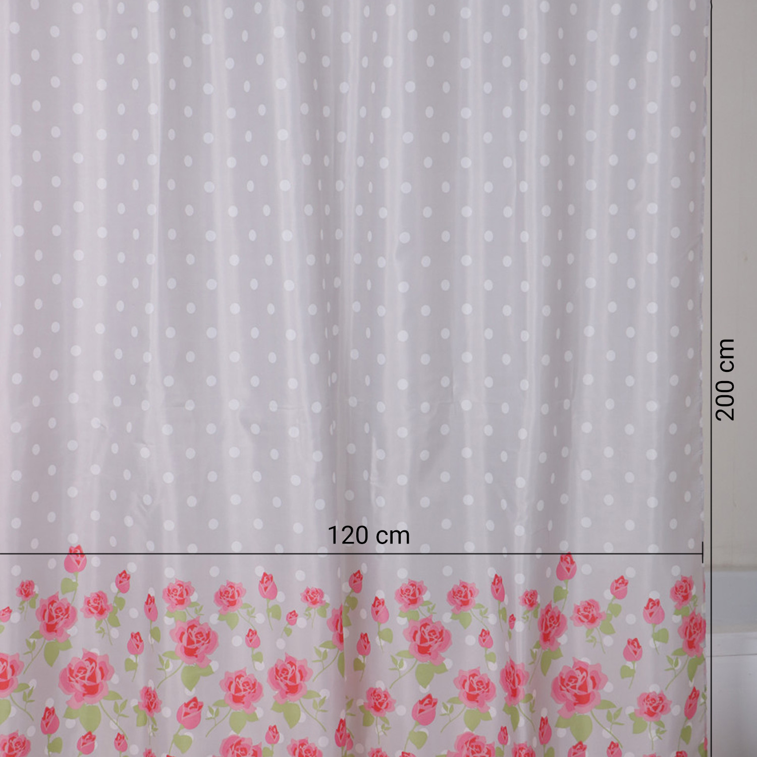 gedy-lady-mary-rideau-de-douche-120x200-cm-gris-rose image 2