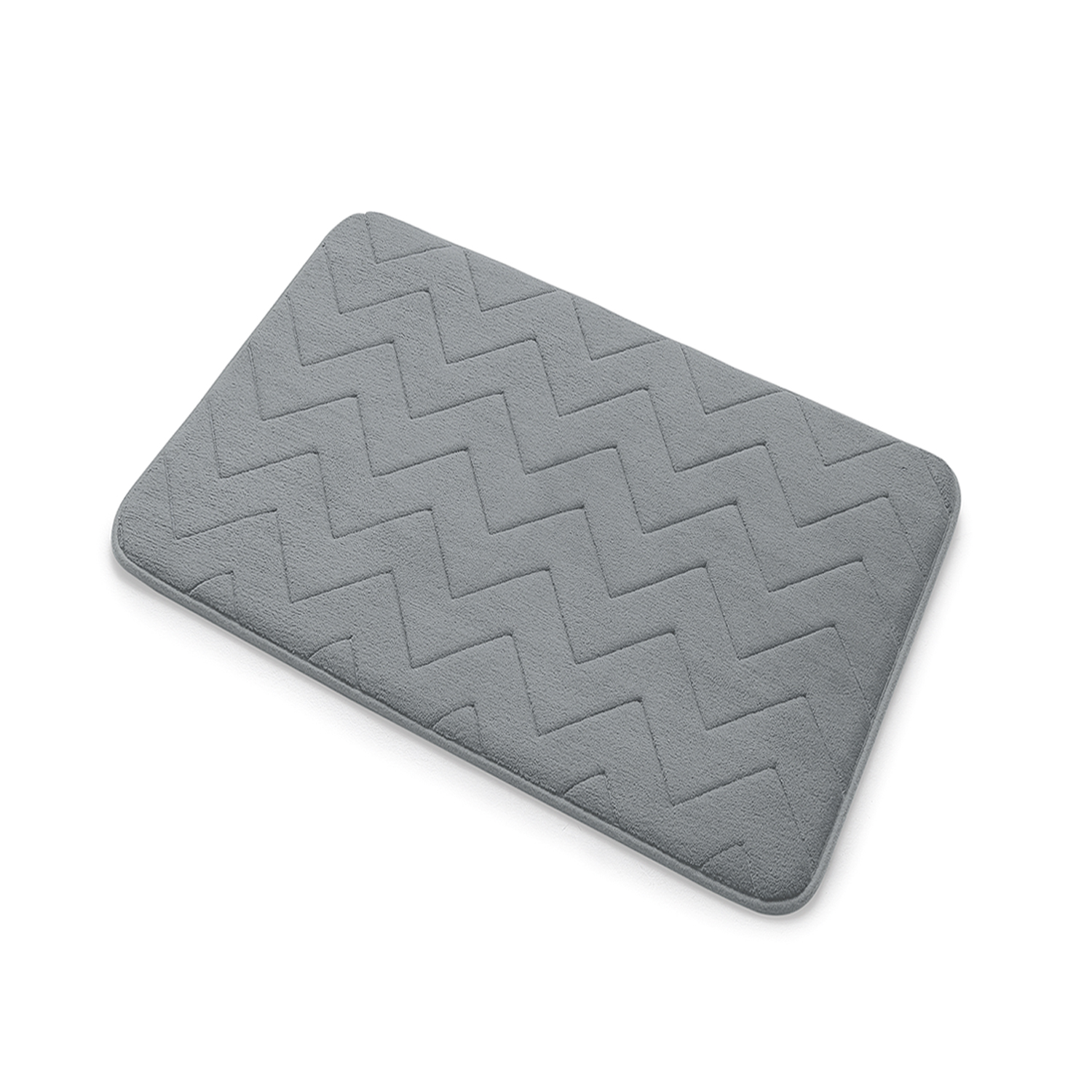 gedy-mousse-tapis-bain-m-moire-de-forme-40x60-gris image 1