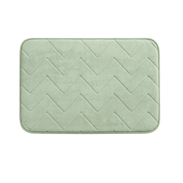 gedy-mousse-tapis-de-bain-m-moire-de-forme-40x60-vert image 1