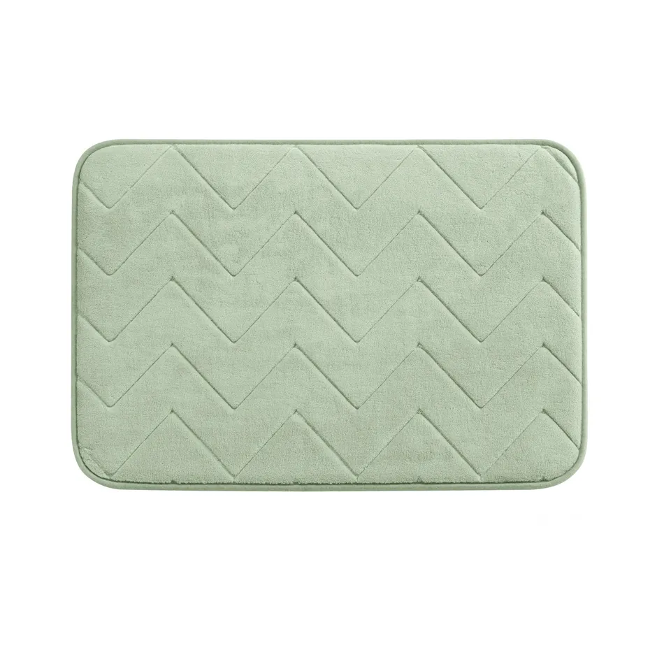 gedy-mousse-tapis-de-bain-m-moire-de-forme-40x60-vert image 1