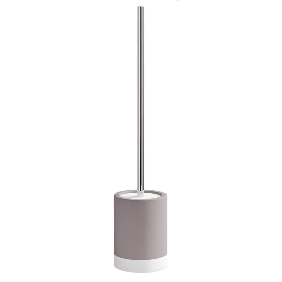 gedy-new-mizar-brosse-wc-gris-tourterelle-poser image 1