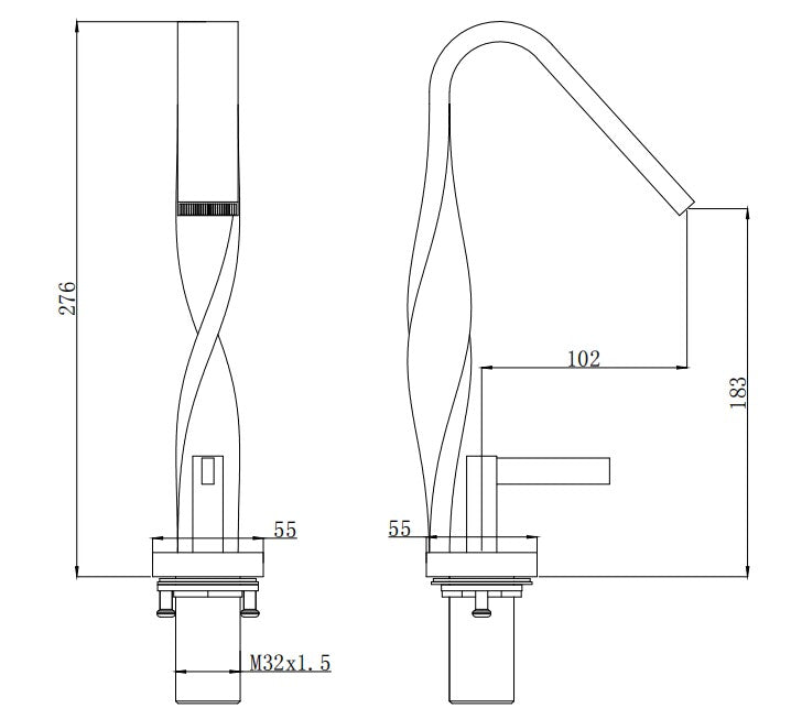hudor-rymanthe-robinet-lavabo-sur-lev-chrom-laiton-2 image 6